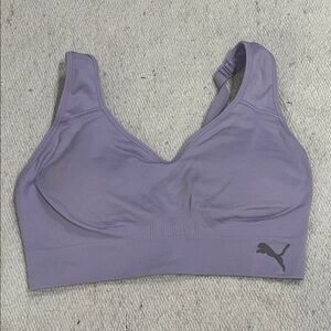 Puma Women's Lavender Sports Bra
